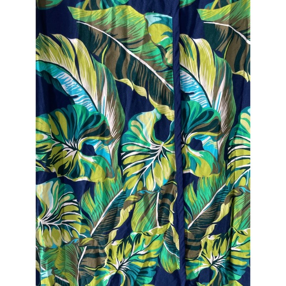 Tommy Bahama Womens XL Lovely Leaves Tropical Palm Midi Shift Dress Resort - Picture 5 of 8